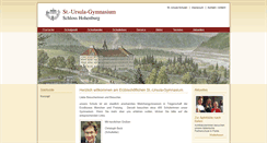 Desktop Screenshot of gymnasium.st-ursula.net